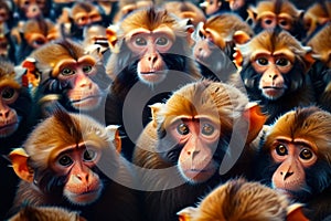 A herd of monkeys.