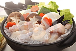 Monkfish Hot Pot, Japanese food