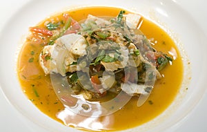 Monkfish stew