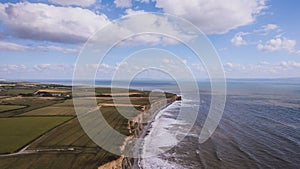 Monknash beach in Wales, UK