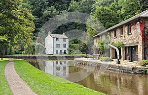 Monmouthshire and Brecon Canal in Wales