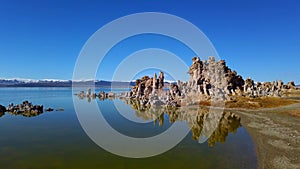 Mono Lake California with its Tufa columns - travel photography