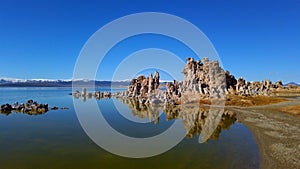 Mono Lake California with its Tufa columns - travel photography