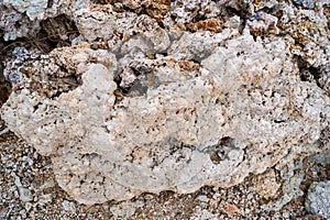 Mono Lake - Close up view of South Tufa rock formations at Mono Lake, near Lee Vining, Mono County, California