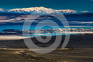 Mono Lake with Sierra Nevada in the Background