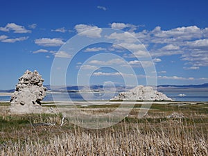 Mono lake tufa view