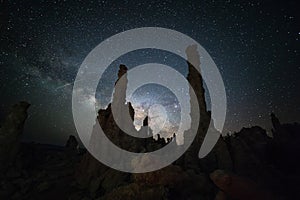 Mono Lake under Milky Way