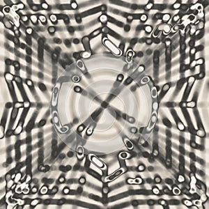 Monochromatic abstract bokeh overlay texture.