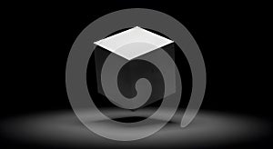 Monochromatic Cube: A Study in Light and Shadow