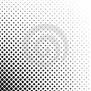 Monochromatic square pattern - geometric abstract vector background
