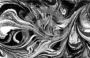 Monochrome abstract pattern. Marble imitation background.