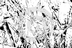 Monochrome abstract vector grunge texture. White and black illustration. Sketch abstract to Create Distressed Effect. Overlay