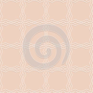 Monochrome arabic seamless pattern illustration for design and decoration