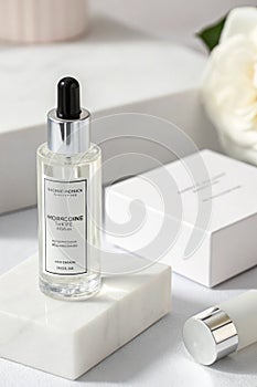 Monochrome beauty product for skincare photo