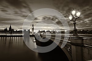 Monochrome Big Ben London