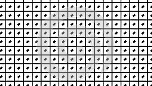 Monochrome checkred rectangle pattern