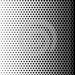 Monochrome Dots Background. Abstract Fade Backdrop. Vintage Gradient Texture. Pop-art Pattern. Vector illustration photo