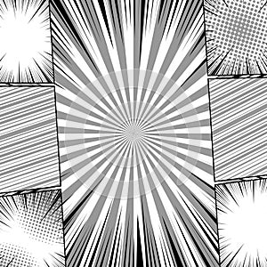 Monochrome elegant explosive concept