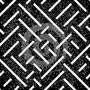 Monochrome geometric pattern 6498, modern stylish image.