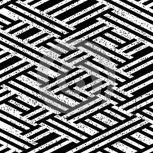 Monochrome geometric pattern 8952, modern stylish image.