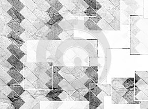 Monochrome grey abstract geometry background