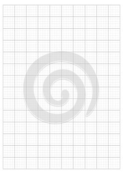 Monochrome Grid Paper 2.0 cm A4 Grid And Graph scale 1:50 vector