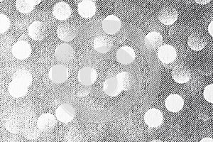 Monochrome Halftone Bokeh Glitter Pattern on Paper