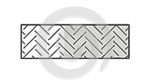Monochrome Herringbone Pattern Vector Background, Classic Textile Design, vector design Generative AI
