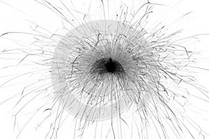 Monochrome layer of explosion, black on white sparks. Fireworks abstraction isolated on white.