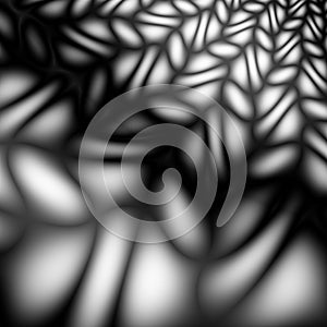 Monochrome leaf abstract texture illustration pattern