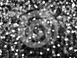 Monochrome light bokeh abstract background with blur vision