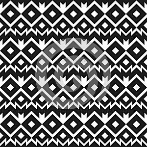 Monochrome mexico seamless pattern