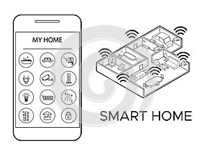 Monochrome Smart Home Concept