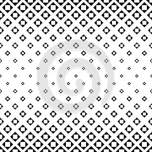Monochrome square pattern background design