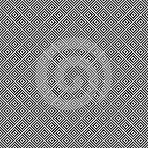 Monochrome square pattern background design