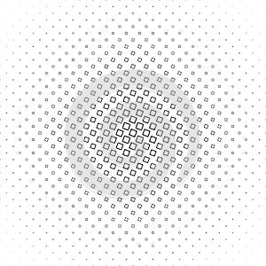Monochrome square pattern - abstract vector background graphic design from angular squares