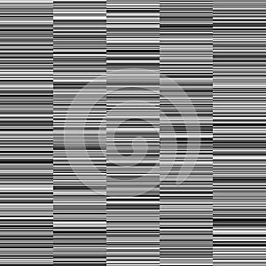 Monochrome Straight Horizontal Variable Width Stripes Background
