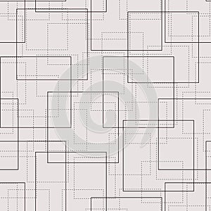 Monochrome vector background with rendered squares.