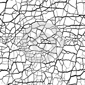 Monochrome web illustration. Difficult confused seamless background,