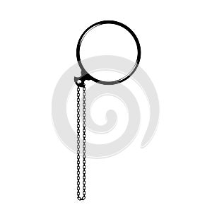 Monocle spectacles vector icon