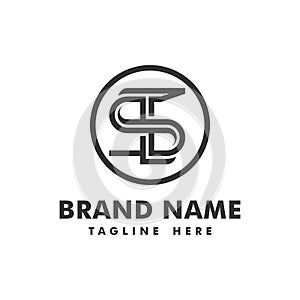 Monogram logo or initial TSL