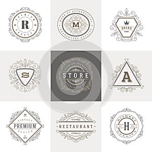 Monogram logo template