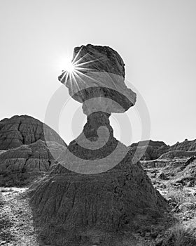 Monolith on Badland Loop Road