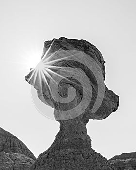 Monolith on Badland Loop Road