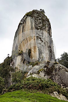 Monolith 22 meters high above ground level, located in the municipality of Entrerrios in Antioquia, Colombia photo