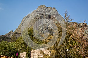 Monolith in PeÃ±a de Bernal Mexico