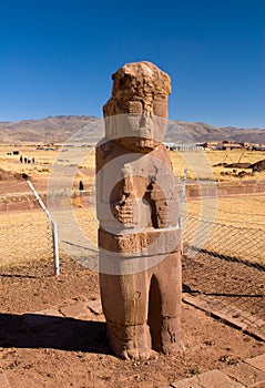 Monolith of Tiwanaku, Bolivia