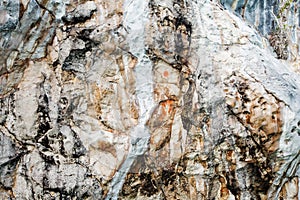 Monolithic cave paintings Misool, Raja Ampat Indonesia