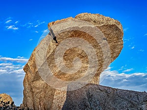 Monolithic Phallus In The Desert