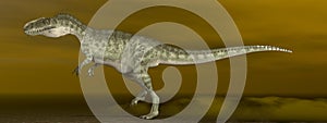 Monolophosaurus dinosaur - 3D render